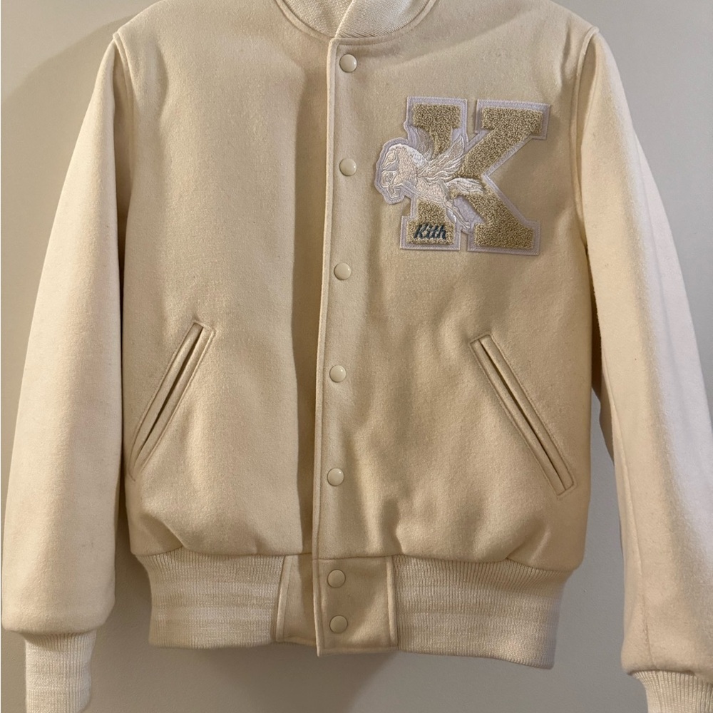 Kith Cream Varsity Jacket